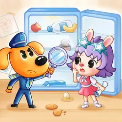 The Case of the Rainbow Juice Theft🌈丨Rainbow Juice丨Safety Sheriff Labrador👮