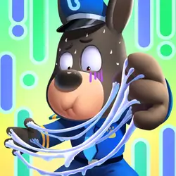 The Secret of Ocho's Water Park P2丨Safety Sheriff Labrador👮
