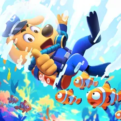 The Secret of Ocho's Water Park P4丨Safety Sheriff Labrador👮