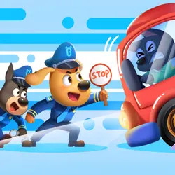 The Trouble of Black Tiger Families Movers P2丨Safety Sheriff Labrador👮