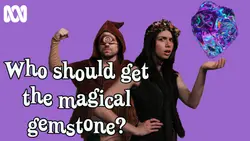 Who should get the magical gemstone? A tale of elves, fairies and justice