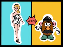 Barbie vs Mr Potato Head