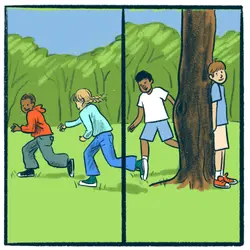 Tag vs. Hide and Seek: an exhilarating debate