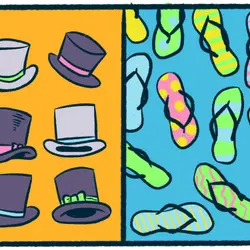 Top Hats vs. Flip Flops: a stylish debate