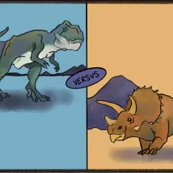 Tyranosaurus Rex vs Triceratops