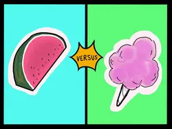 Watermelon vs Cotton Candy