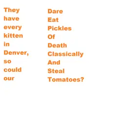 22. Acrostics