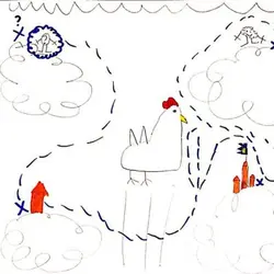 Felix asks: How could a chicken lift all the stuff he sees?