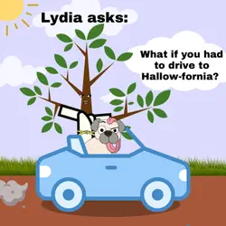Lydia asks & answers: What if you had to drive to Hallowfornia?